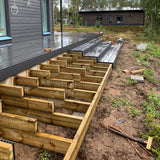 Terassin Runkolankku, 48x148x4200, Mänty, Painekyllästetty