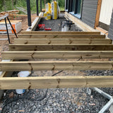 Terassin Runkolankku, 48x148x4200, Mänty, Painekyllästetty