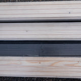 Sauna panel STP 15x95x2400, Coal + Sasu, Spruce, II-Quality (79.2jm)