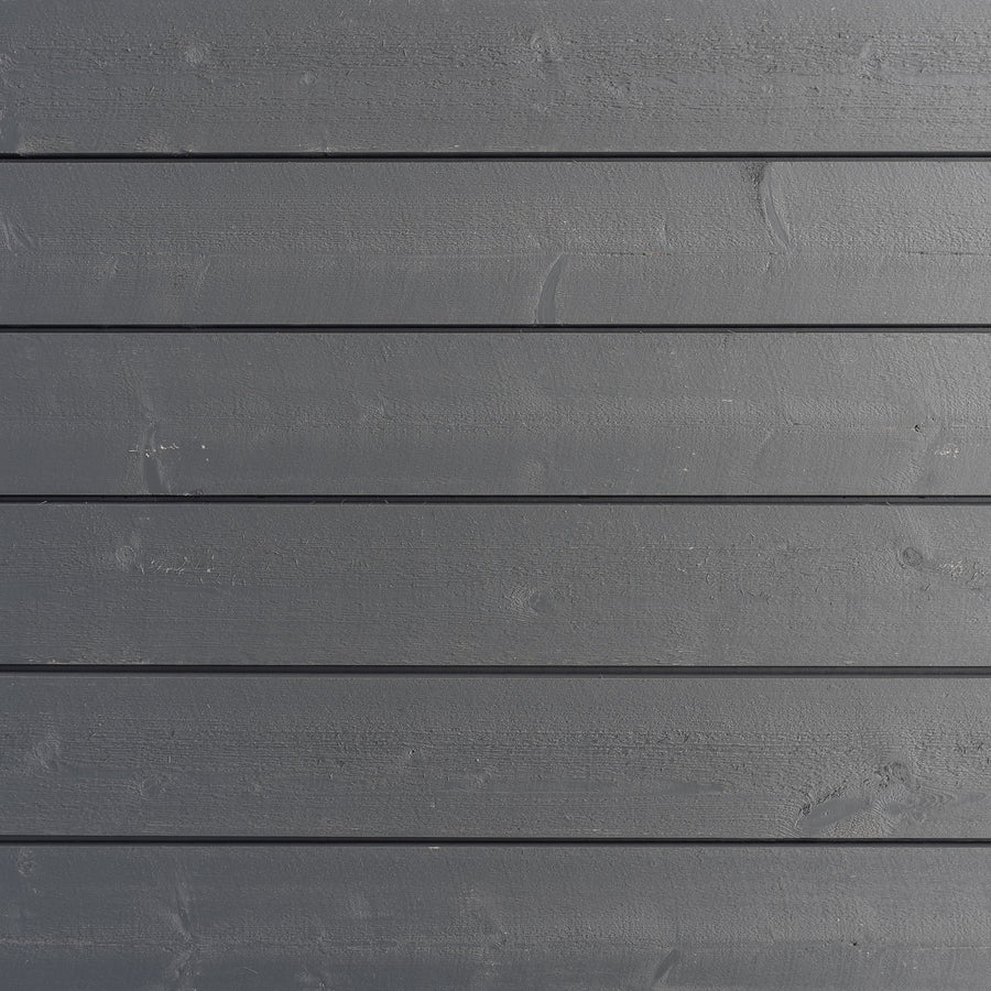 Raita-Außenverkleidungsplatte 23x145x4200, Zwischenlackierung Grau, Fichte